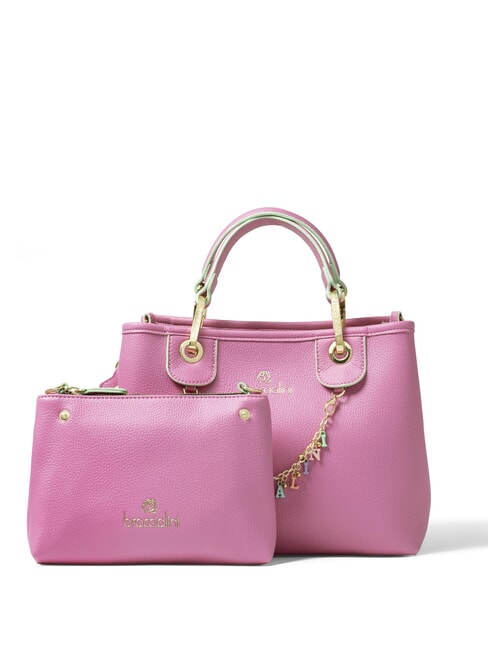 BRACCIALINI BETH Bolso mediano con bolsa extraíble fucsia - Bolsos Mujer