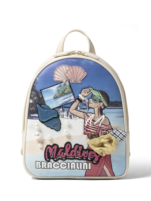 BRACCIALINI CARTOLINE Mochila redonda MALDIVAS multi - Bolsos Mujer