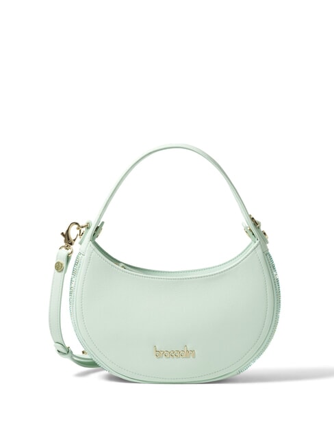 BRACCIALINI KIM Bolsa para axilas con malla metálica celestial - Bolsos Mujer