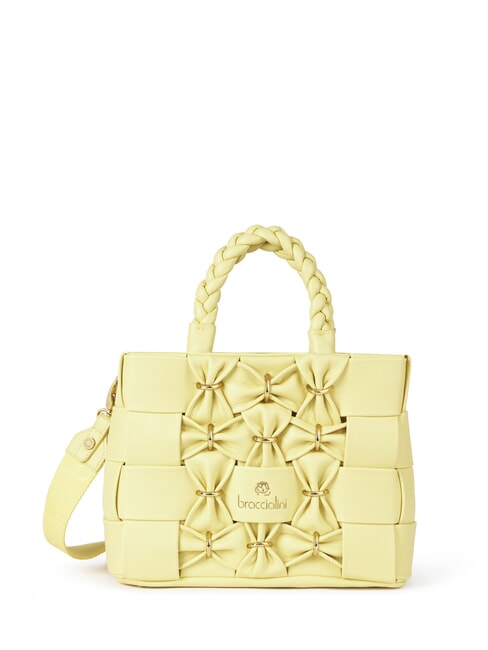 BRACCIALINI ICONS Bolso de mano con bandolera amarillo - Bolsos Mujer