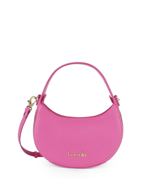 BRACCIALINI KIM Bolsa para axilas con malla metálica fucsia - Bolsos Mujer