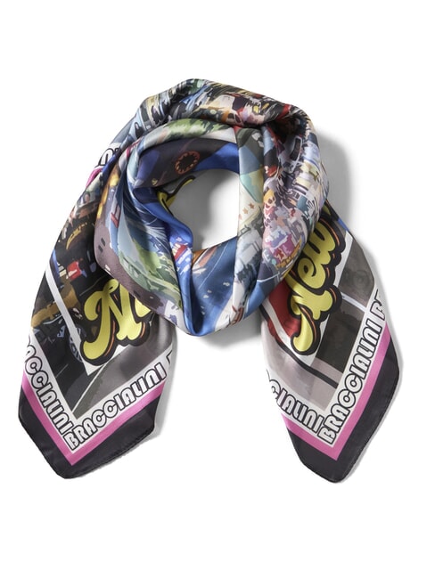BRACCIALINI FOULARD Postales de New York Press multi - Bufandas