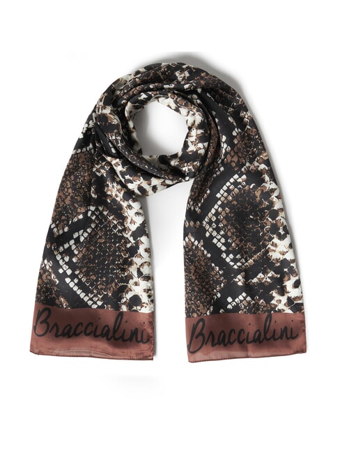 BRACCIALINI FOULARD Estampado animal pitón - Bufandas
