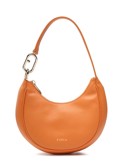 FURLA PRIMAVERA Bolso bandolera pequeño de piel de becerro atardecer - Bolsos Mujer