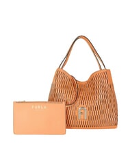 FURLA PRIMULA Bolso de hombro de piel perforada - Bolsos Mujer