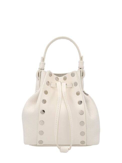 FURLA MIASTELLA Mini bolso de piel de becerro tipo cubo talco - Bolsos Mujer