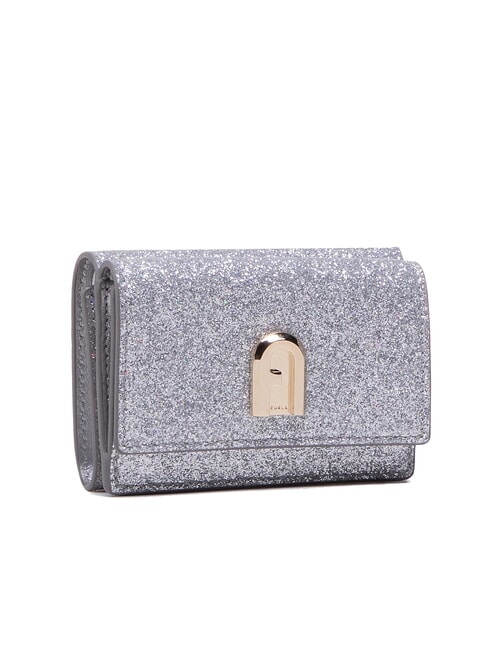 FURLA 1927 Monedero pequeño Triold plata clara - Carteras Mujer