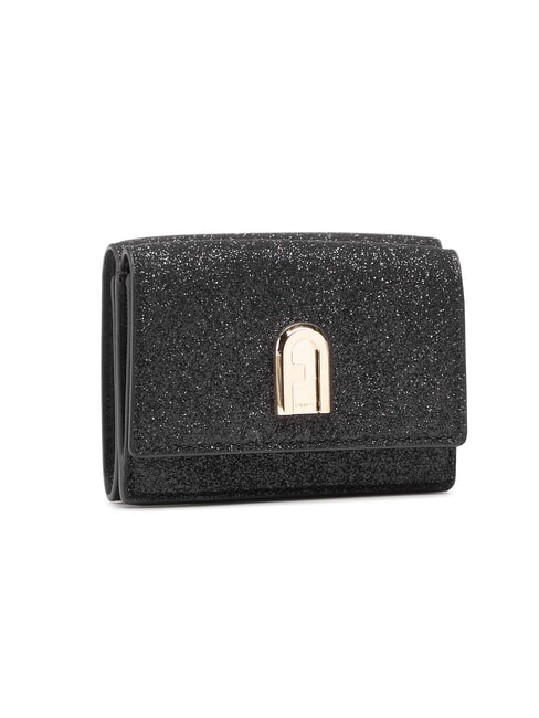 FURLA 1927 Monedero pequeño Triold negro - Carteras Mujer