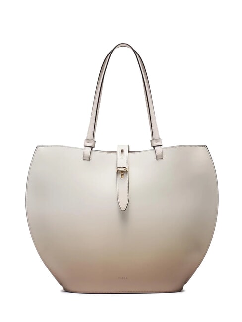 FURLA UNICA Bolso de hombro de piel tonos de malvavisco - Bolsos Mujer