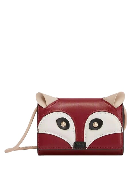 FURLA ALLEGRA FOX Mini bolso de hombro de piel de becerro TONOS CEREZAS - Bolsos Mujer