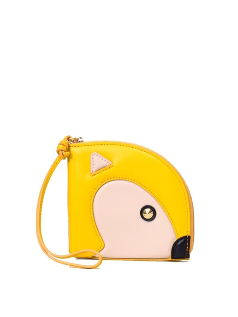 FURLA ALLEGRA Monedero de ardilla con poliserina polen+bailarina i+negro - Carteras Mujer