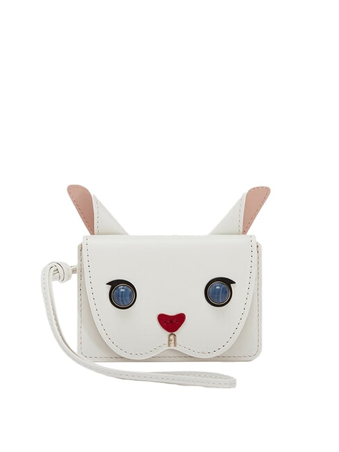 FURLA ALLEGRA Tarjetero de piel de becerro tonos de malvavisco - Carteras Mujer