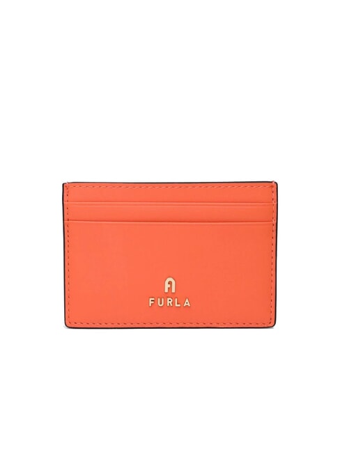 FURLA CAMELIA Tarjetero plano de piel clivia - Carteras Mujer
