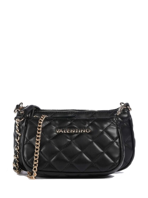 MARIO VALENTINO OCARINA Bolso de hombro con doble acolchado negro - Bolsos Mujer