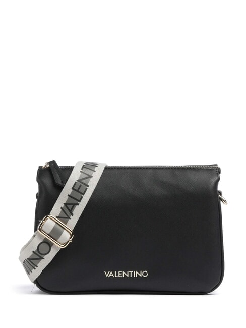 MARIO VALENTINO ZERO RE Bolso multifuncional con estampado saffiano negro - Bolsos Mujer