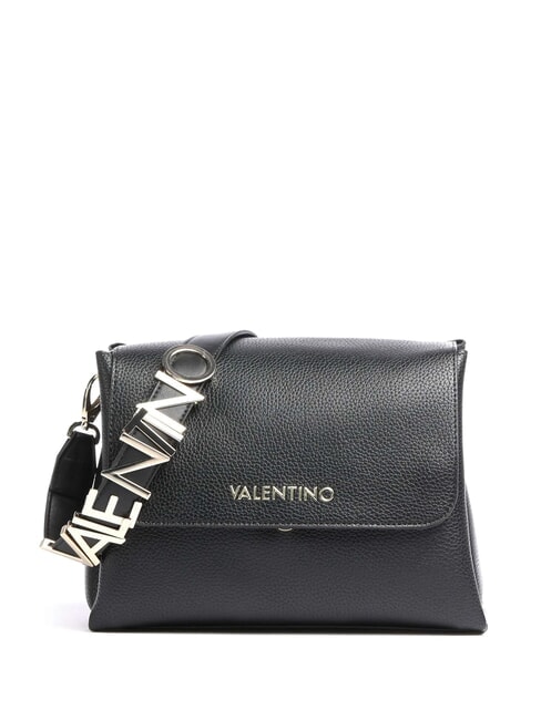MARIO VALENTINO ALEXIA Bolso con logo metálico en la bandolera. negro - Bolsos Mujer