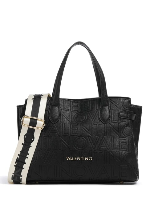 MARIO VALENTINO PANSY Bolso de mano con dos correas de hombro negro - Bolsos Mujer