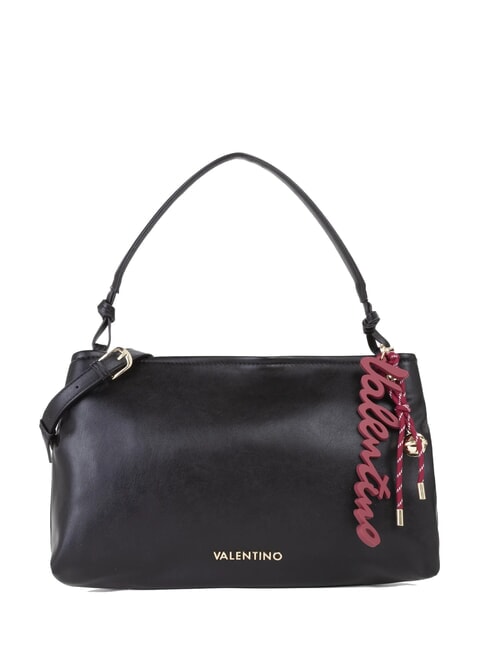 MARIO VALENTINO WINTER RE Bolso de hombro con charms y bandolera negro - Bolsos Mujer