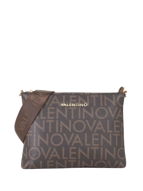 MARIO VALENTINO REGINA RE Bolso de hombro con estampado de logotipo por toda la prenda oscuro/natural - Bolsos Mujer