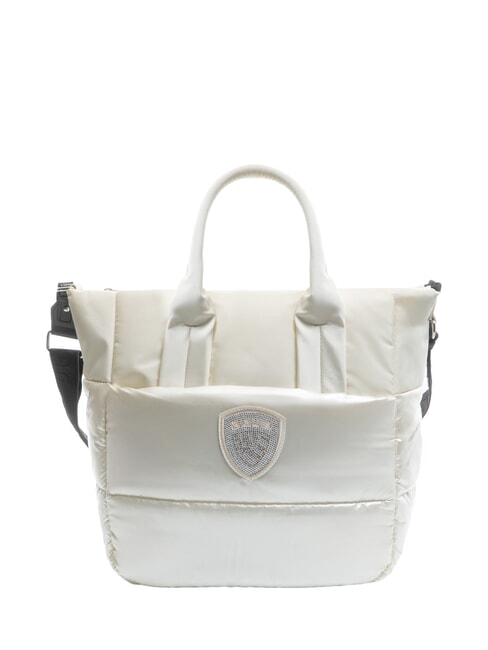 BLAUER PADDED NYLON Bolso grande con bandolera blanco - Bolsos Mujer