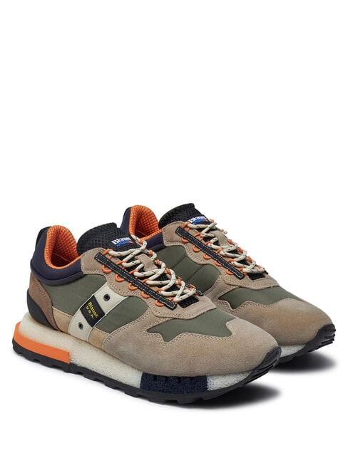 BLAUER HERON Zapatillas gris topo/militar - Zapatos Hombre