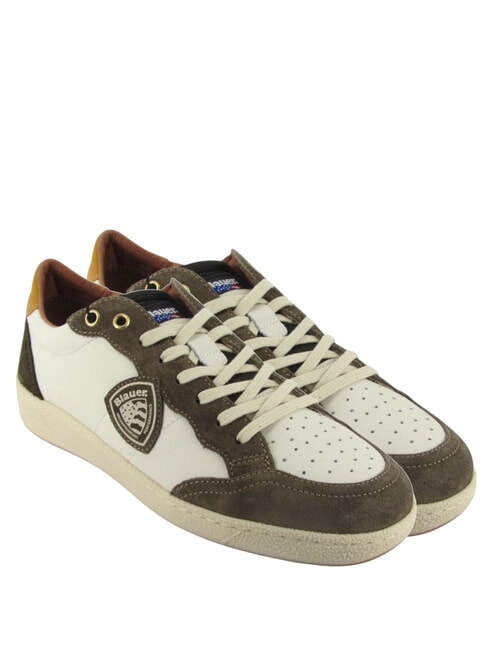 BLAUER MURRAY  blanco/gris topo - Zapatos Hombre
