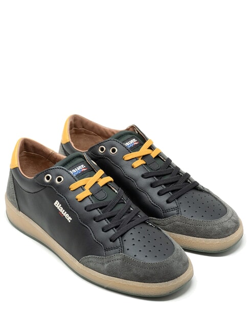 BLAUER MURRAY Zapatillas deportivas para hombre negro/verde - Zapatos Hombre
