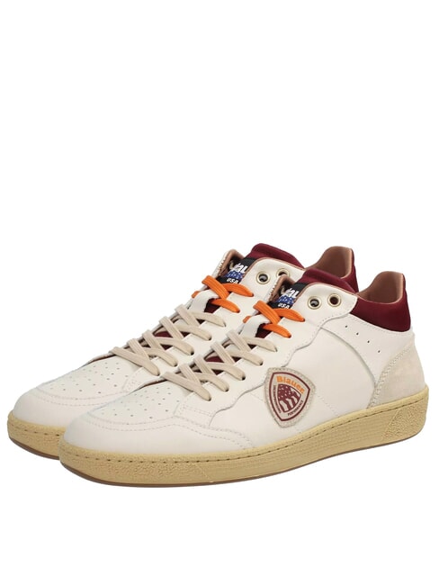 BLAUER MURRAY Zapatillas blanco/naranja - Zapatos Hombre
