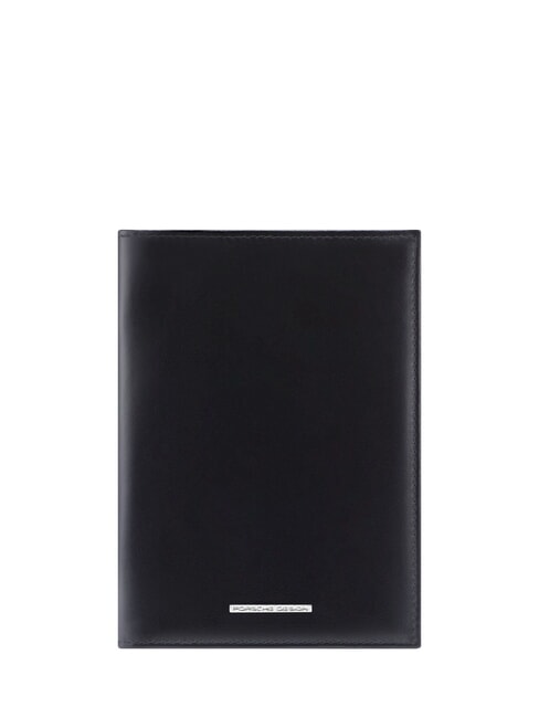 PORSCHE DESIGN P|D Porta pasaporte de cuero negro - Carteras Hombre