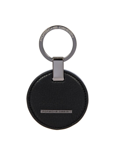 PORSCHE DESIGN CIRCLE Llavero de cuero negro - Llaveros