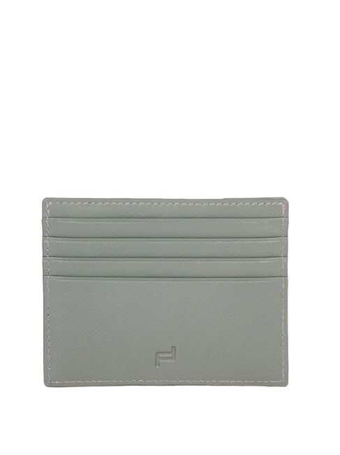 PORSCHE DESIGN BUSINESS  Tarjetero plano de piel Gris - Carteras Hombre