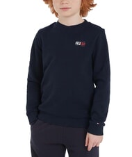 TOMMY HILFIGER TH KIDS Sudadera de cuello redondo con escudo del logotipo - Sudadera Bebé