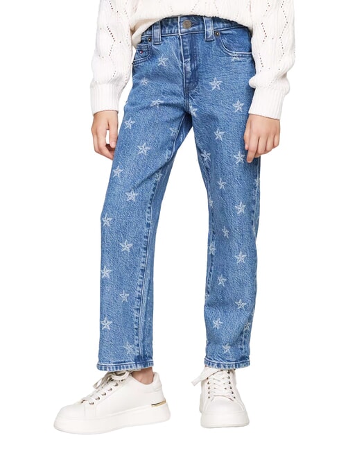 TOMMY HILFIGER TH KIDS Vaqueros con estampado de estrellas estrellas de aop - pantalones para niños
