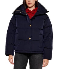TOMMY HILFIGER TH Chaqueta de plumas de cuello alto y corte extragrande - Chaquetas de plumas de mujer