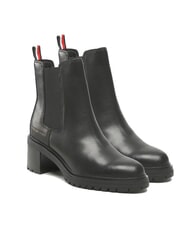 TOMMY HILFIGER TH Botines de piel negro - Zapatos Mujer - 1