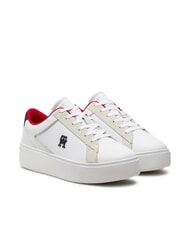 TOMMY HILFIGER TH PLATFORM COURT Zapatillas de piel - Zapatos Mujer