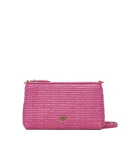 PINKO FLAT Bolso de mano de rafia con bandolera - Bolsos Mujer