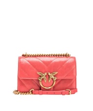 PINKO LOVE ONE MINI Bolso mini piel serraje - Bolsos Mujer