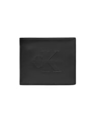 CALVIN KLEIN BOLD LOGO Cartera de cuero - Carteras Hombre