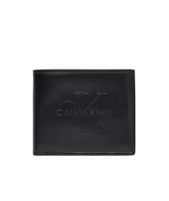 CALVIN KLEIN BOLD LOGO Cartera de piel con monedero - Carteras Hombre
