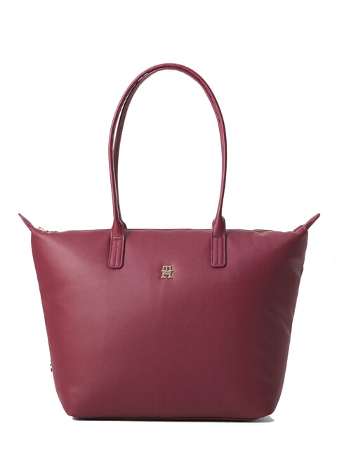 TOMMY HILFIGER POPETTE SOFT Bolso de compras de hombro colorete profundo - Bolsos Mujer
