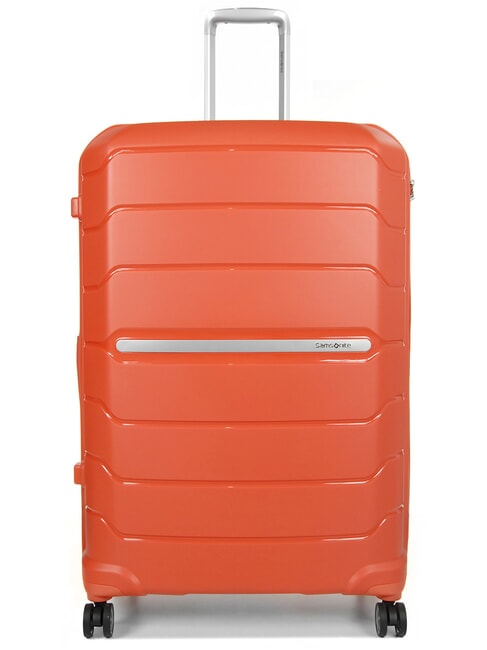SAMSONITE Carro FLUJO, tamaño extra grande, expandible rojo mandarina - Trolley Rígidos