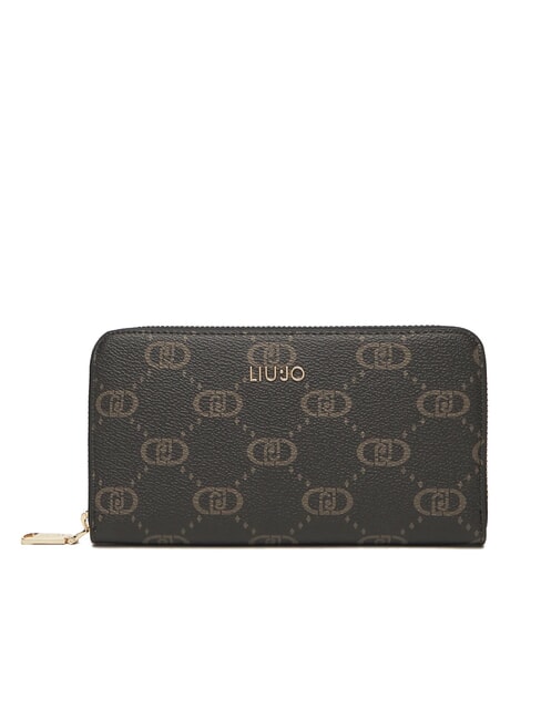 LIUJO CALIWEN Cartera grande con cremallera NEGRO - Carteras Mujer
