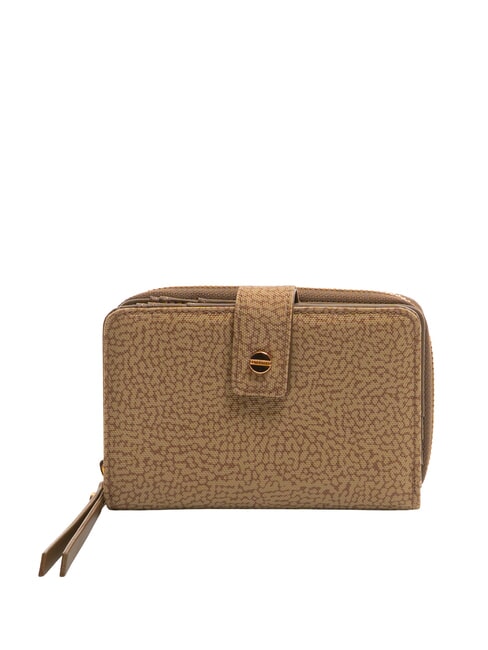 BORBONESE FLEXOS SOFT Cartera mediana con bolsillo para monedas verde petróleo - Carteras Mujer