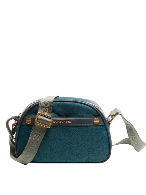 BORBONESE DOWNTOWN Bolso de hombro pequeño octano - Bolsos Mujer