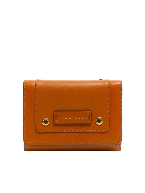 THE BRIDGE CECILIA Cartera de cuero Cognac / Oro - Carteras Mujer
