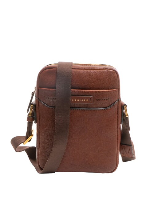THE BRIDGE SERRISTORI Bolso de cuero BROWN - Bandoleras Hombre