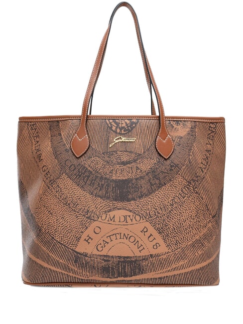 GATTINONI PLANETARIUM Bolsa de compras mediana bronceado monocromático - Bolsos Mujer