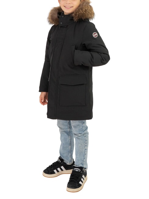 COLMAR NEWFUTURY KIDS Chaqueta larga acolchada con capucha vulcano negro - Chaquetas de bebé
