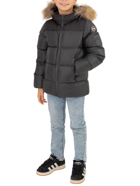 COLMAR E-CONCRETE KIDS Chaqueta de plumas con capucha negro vulcano - Chaquetas de bebé